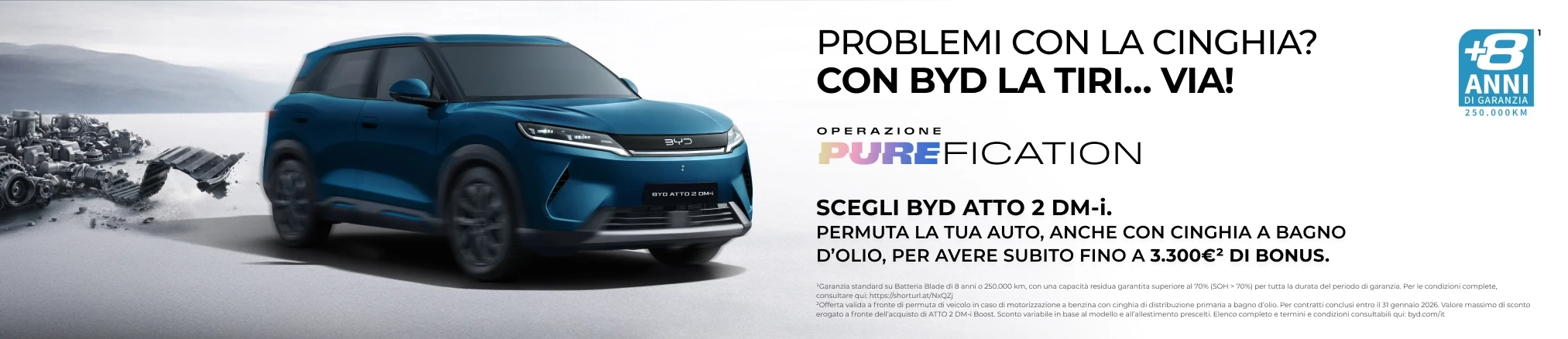 Offerte Operazione PUREFICATION 尊凯实业 Atto 2 DM-i: Fino a 3.300€ di bonus*
